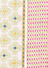 Cambric Cotton Dress Material With Chiffon Dupatta in Block Print